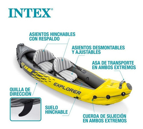 D_947822-MLU48011715319_102021-O.jpg Kayak Intex K2 Inflable Para 2 Personas Completisimo