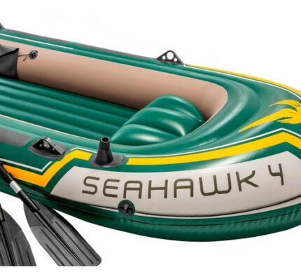 D_960364-MLU51719428108_092022-O.jpg Bote Gomon Intex Seahawk 4 Personas Remos E Inflador Kayak