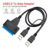Adaptador Disco Sata A Usb Pc Notebook Ssd A Usb 2.0 3.0