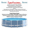 Piscina Intex 16.800l 457x122 Piso Cobertor Bomba+ 2 Regalos