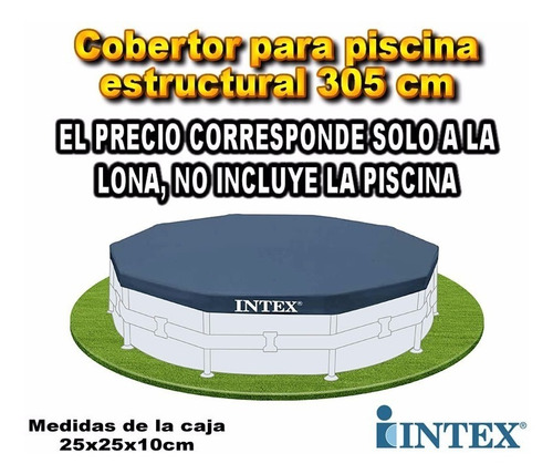 Cobertor Tapa Para Piscina Estructural 3.05 Mts