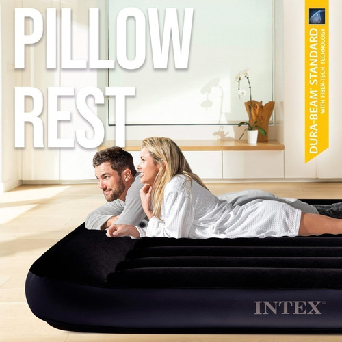 D_984649-MLU52650496155_112022-O.jpg Colchon Sommier Intex Autoinflable 1 Plaza Y Media 220v