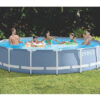 D_991974-MLU70045247692_062023-O.jpg Piscina Estructural Redonda Intex 26712 Con Capacidad De 6503 Litros De 366cm De Di?metro Gris Claro Diseño Mosaico