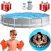 Piscina Intex 6500l 366 X 76 Bomba+filtro Y 2 Super Regalos!