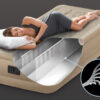 Colchon Somier Autoinflable Intex 1 Plaza De Luxe - Beige