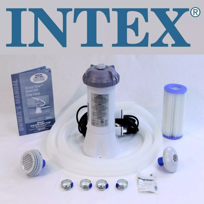 Bomba Intex Original 2006 Lts/h Inc Mangueras Y Filtro