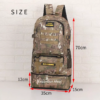 KL9312 Mochila De Viaje Grande Y Reforzada Camping  75lts