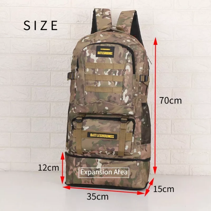 KL9312 Mochila De Viaje Grande Y Reforzada Camping  75lts
