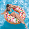Salvavidas Inflable Dona Con Grajeas Intex Color Multicolor