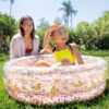 D_NQ_NP_2X_699248-MLA93768397465_092025-O.jpg Piscina Inflable Infantil Sweet Blossom De 56 L, Intex 58427