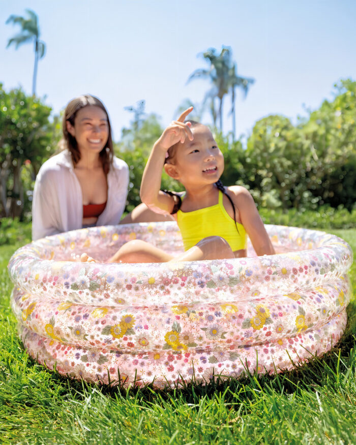 D_NQ_NP_2X_699248-MLA93768397465_092025-O.jpg Piscina Inflable Infantil Sweet Blossom De 56 L, Intex 58427