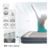 Colchon Sommier Intex Inflable Autoinflable 1 Plaza 220v