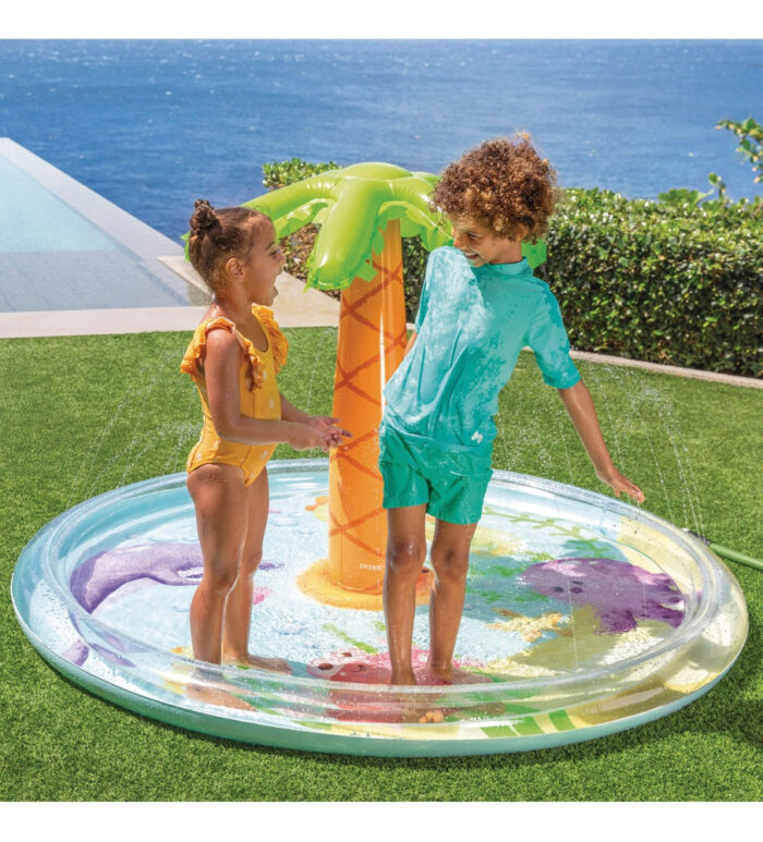D_NQ_NP_2X_744041-MLU96323030260_102025-O.jpg Piscina Inflable Infantil Intex con Spray y Palmeras - 173x104