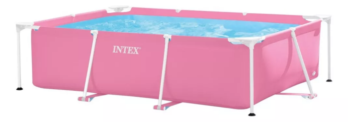 D_NQ_NP_2X_778267-MLU79829066455.png Piscina Intex 28266 Rectangular Rosada 220x150x60cm 1662lt