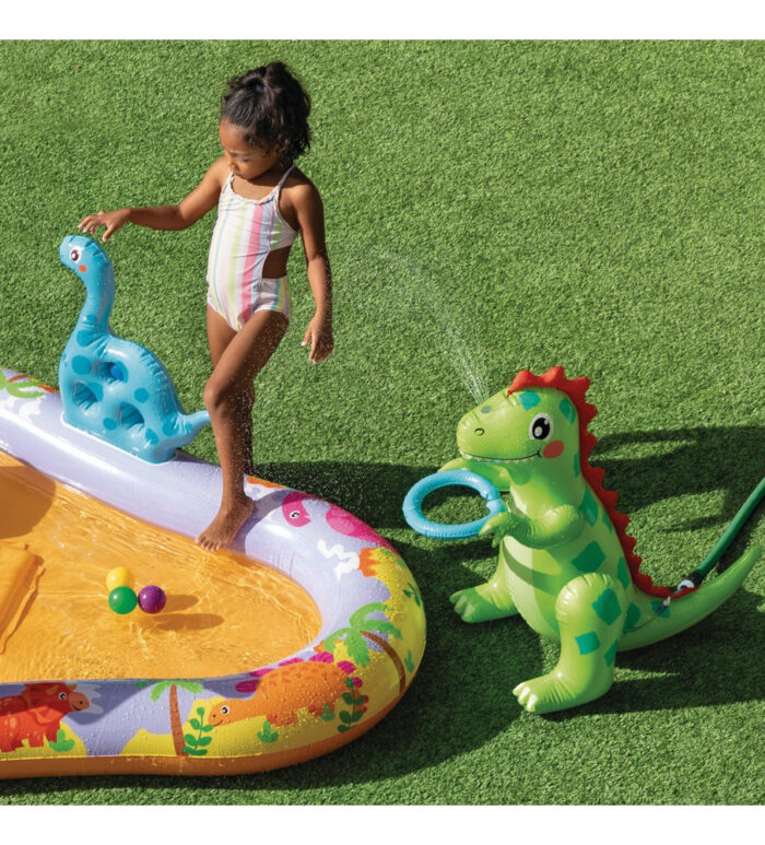 D_NQ_NP_2X_804287-MLU96771626795_102025-O.jpg Piscina play center infantil inflable Dino Park intex - Amarillo