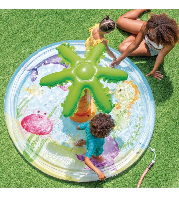 D_NQ_NP_2X_809682-MLU96772094687_102025-O.jpg Piscina Inflable Infantil Intex con Spray y Palmeras - 173x104