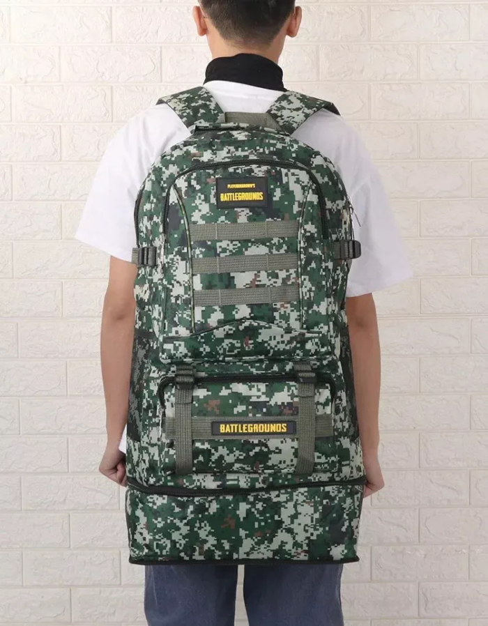 KL9312 Mochila De Viaje Grande Y Reforzada Camping  75lts