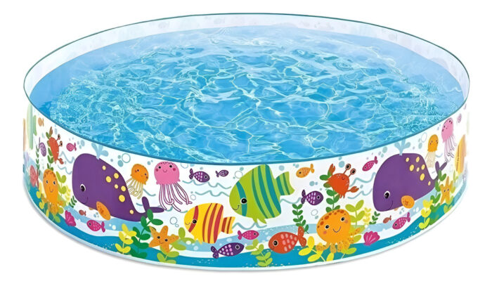 D_NQ_NP_2X_819080-MLU96845349427_102025-O.jpg Piscina Infantil Rigida Ocean Snapset Intex 183x38 977lts - Azul