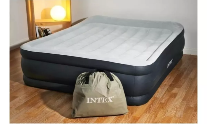 Colchon Intex Autoinflable 2 Plazas Queen Size 220v