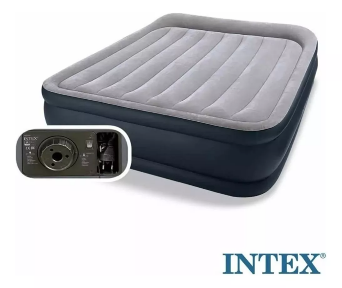 Colchon Intex Autoinflable 2 Plazas Queen Size 220v