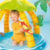 D_NQ_NP_2X_859155-MLA79457770663.png Piscina Juego Inflable Isla Tropical Con Cobertor