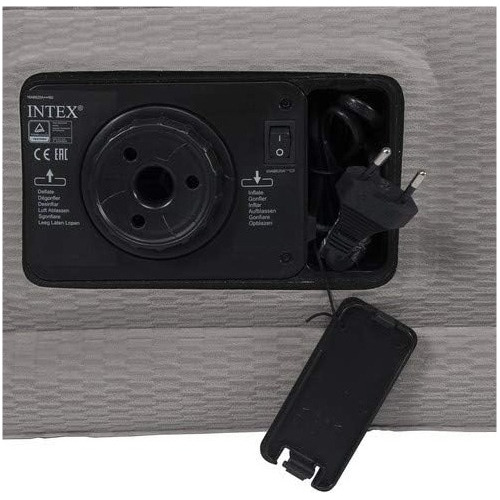 Colchon Somier Autoinflable Intex 1 Plaza De Luxe - Beige