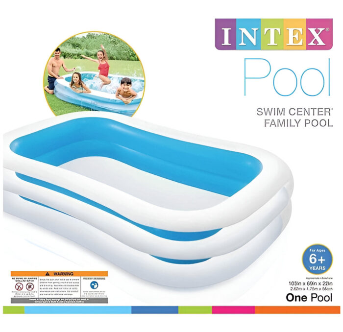 Piscina Inflable Familiar Rectangular Intex