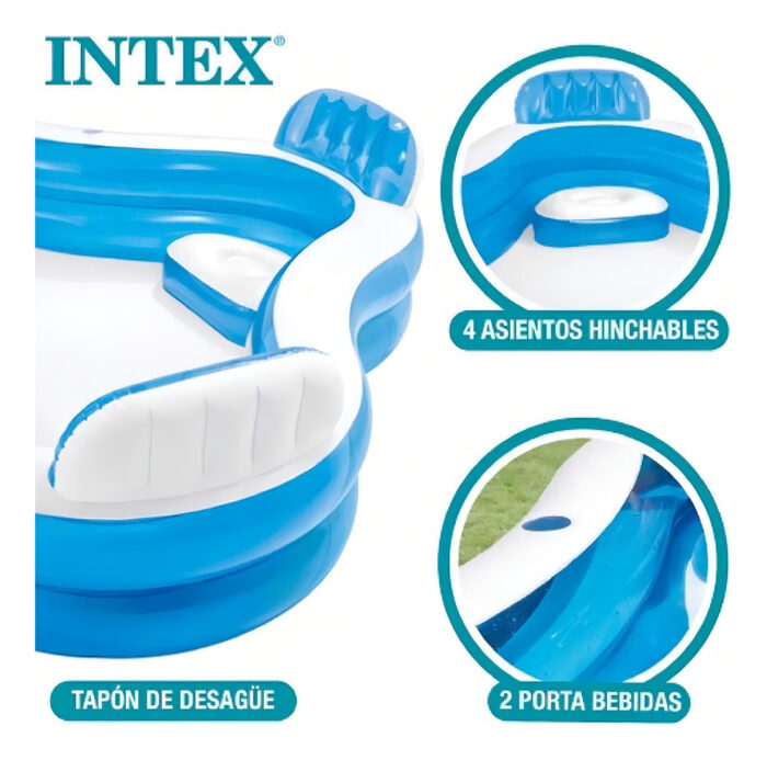 D_NQ_NP_2X_902357-MLA79272586212_092024-O.jpg Piscina Inflable Familiar Intex 56475 Con Asientos 990lt Color Agua