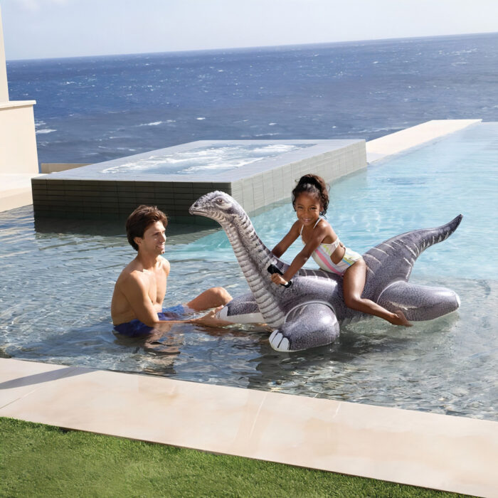 D_NQ_NP_2X_913782-MLA93309018579_092025-O.jpg Flotador Montable Dinosaurio Inflable Niños 178x94cm