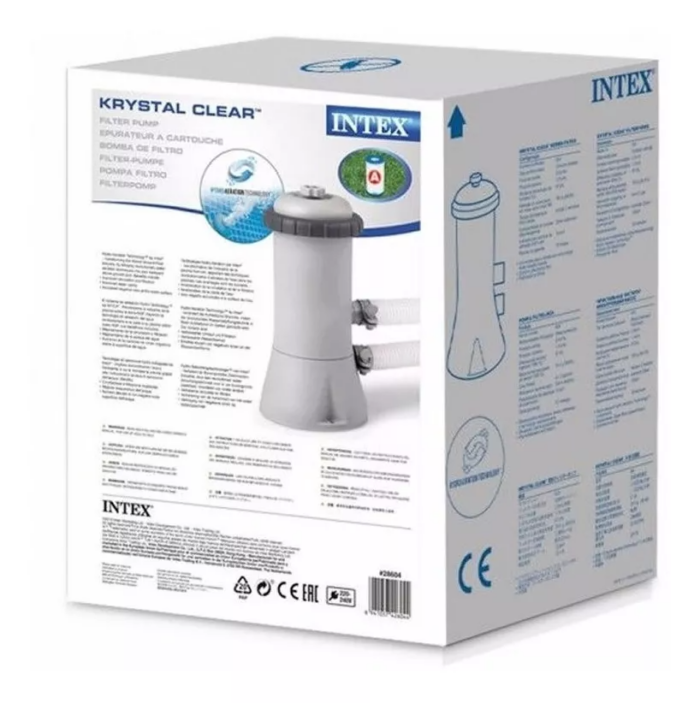 Bomba Intex Original 2006 Lts/h Inc Mangueras Y Filtro