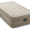 Colchon Somier Autoinflable Intex 1 Plaza De Luxe - Beige