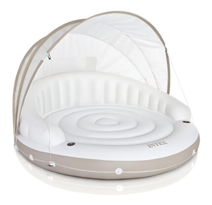Isla Flotante con toldo colchoneta Inflable Intex 58292