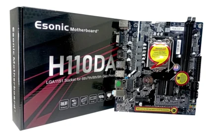 H110.webp Motherboard Intel H110 LGA1151 DDR4 HDMI PCIe ATX