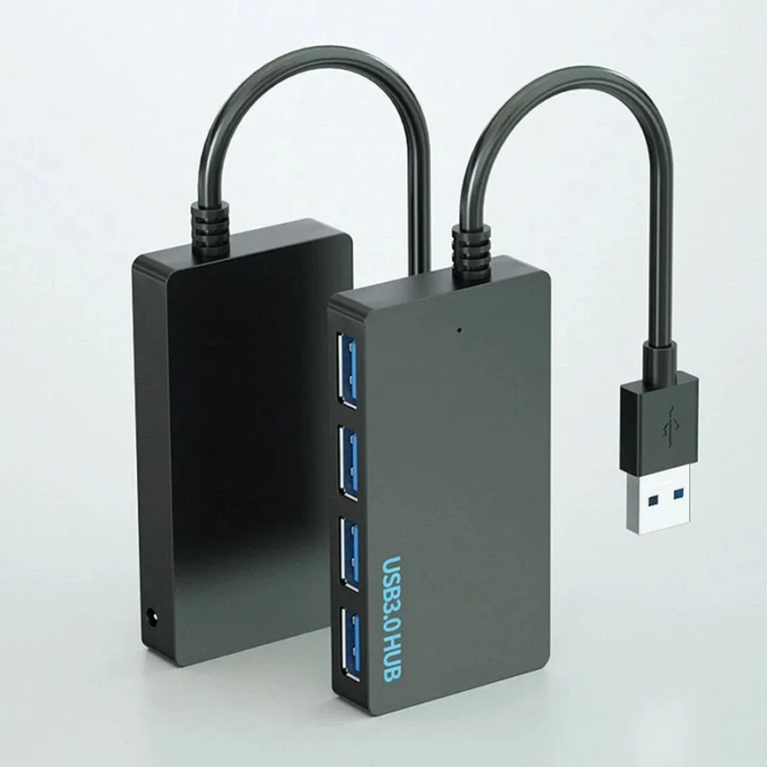HubDelgadoA.png Hub Ultra Delgado Usb 3.0 4 Puertos Usb Hasta 5gbps Mac Win