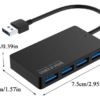 HubDelgadoB.png Hub Ultra Delgado Usb 3.0 4 Puertos Usb Hasta 5gbps Mac Win