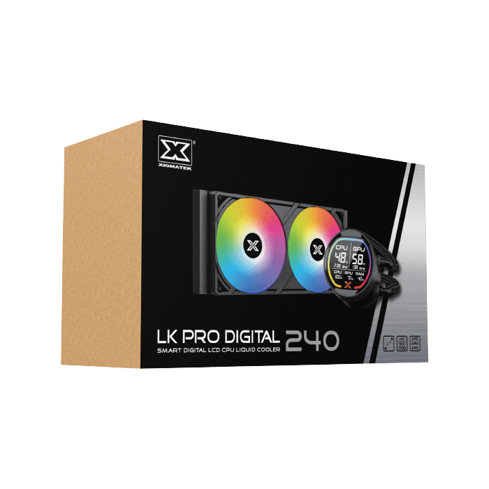 Watercooler Xigmatek LK Pro 240 con pantalla LED