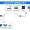 MINIDPHDMIb-1.png Hub Adaptador Usb Tipo C A Hdmi 4k , Usb Tipo C Y Usb 3.0
