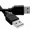 Cable Usb 2.0 De 1,5 Metros De Largo Macho - Macho Negro