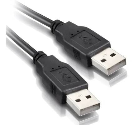 Cable Usb 2.0 De 3 Metros De Largo Macho - Macho Negro