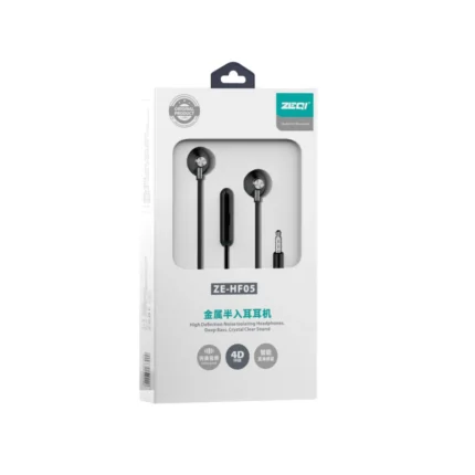 ZEHF05Auris.webp Auriculares in-ear Zeqi ZE-HF05 3.5mm con micrófono