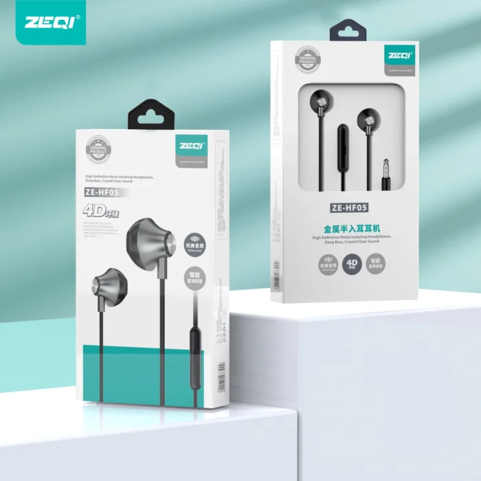 Auriculares in-ear Zeqi ZE-HF05 3.5mm con micrófono