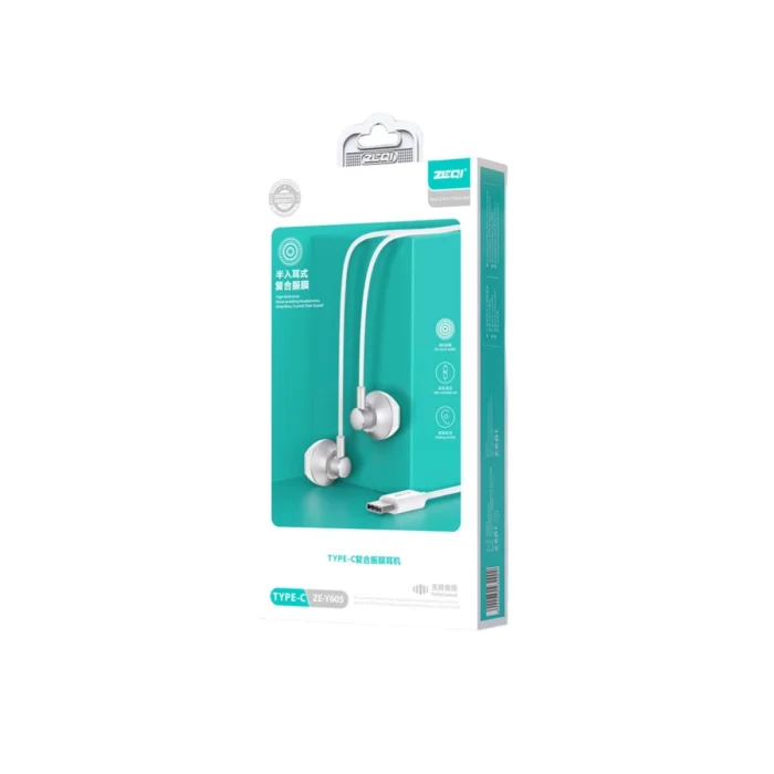 ZEY605.webp Auriculares USB-C ZE-Y605 Tipo-C Originales
