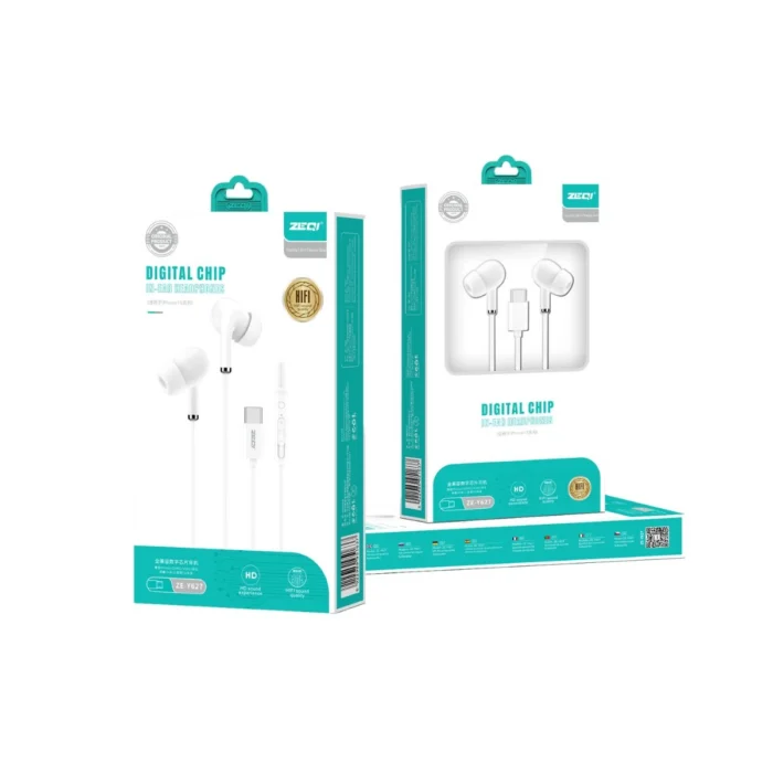 Auriculares USB-C ZE-Y627 para iPhone 15 y 16