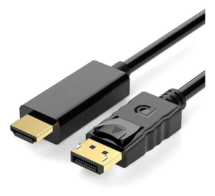 adaptdordpahdmi.png Cable Adaptador Display Port A Hdmi Full Hd 1080p 1.8mts