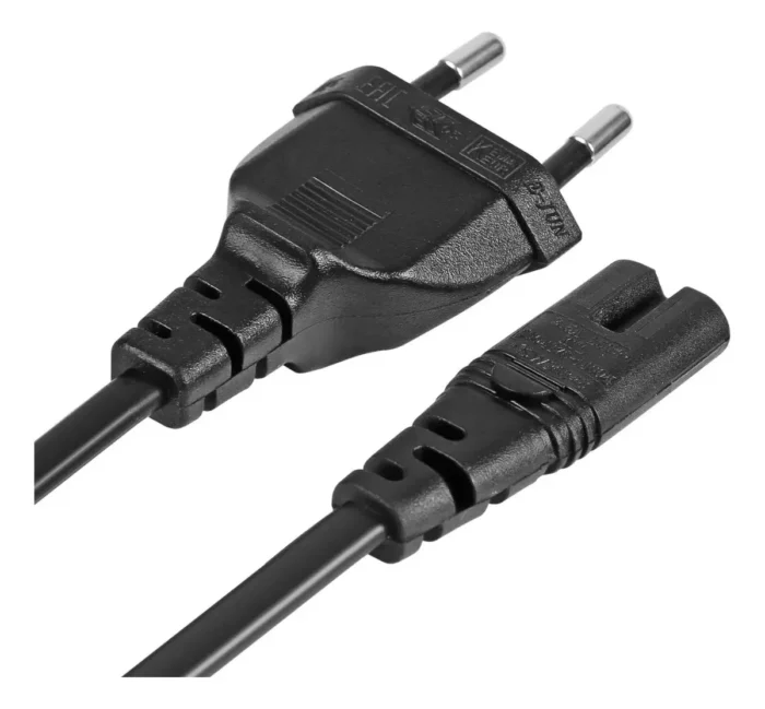cable8cc.webp Cable poder Tipo 8 IEC C7 AMT | Envío Uruguay