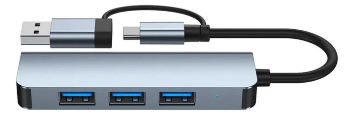 hub-USB-C-USB-A-4-puertosA.png Hub Usb C Usb A A 4 Puertos Usb 3.0 Metalico Adaptador