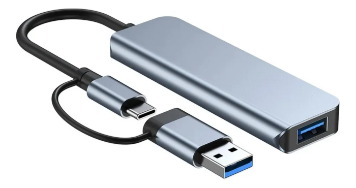 hub-USB-C-USB-A-4-puertosB.png Hub Usb C Usb A A 4 Puertos Usb 3.0 Metalico Adaptador